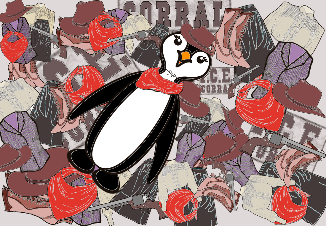 🐧 Peggotty Goes Wild West: Tombstone Adventures Await 🤠