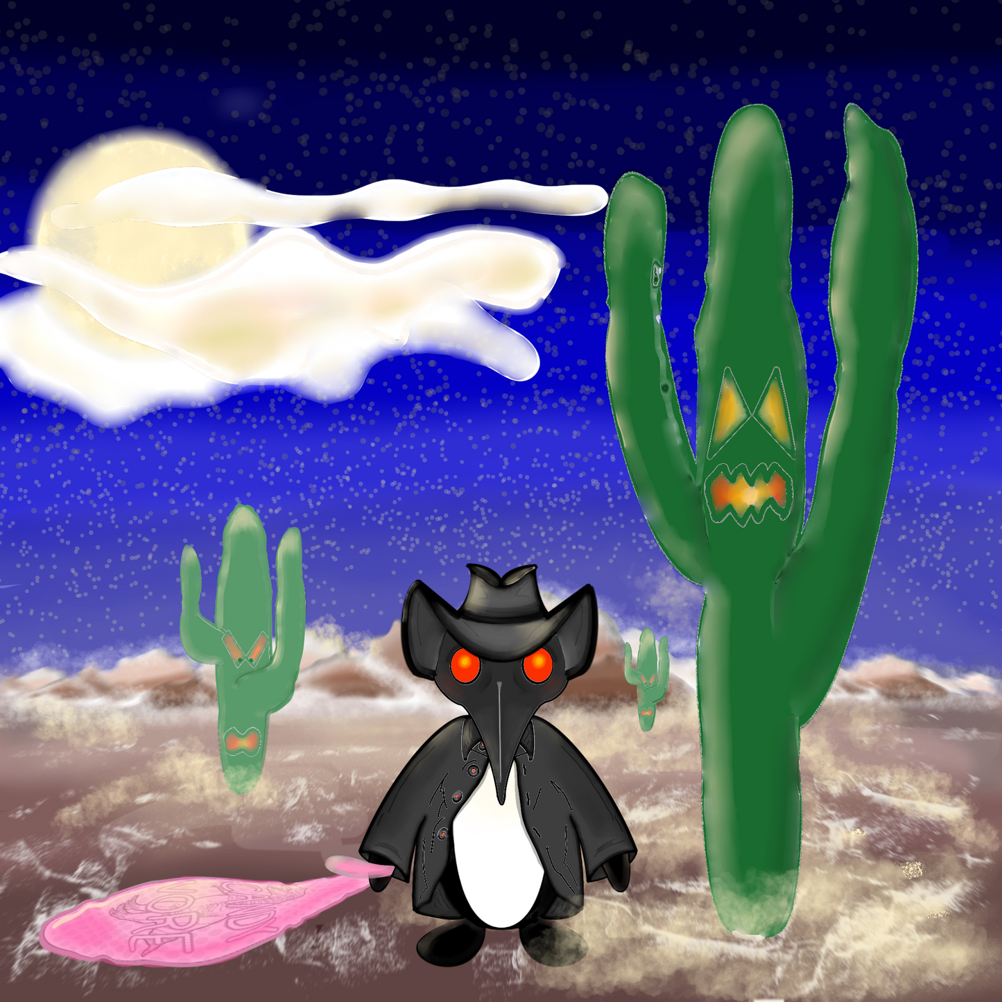 Halloween Peggotty Coloring Page - Printable Digital Download