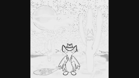 Halloween Peggotty Coloring Page - Printable Digital Download